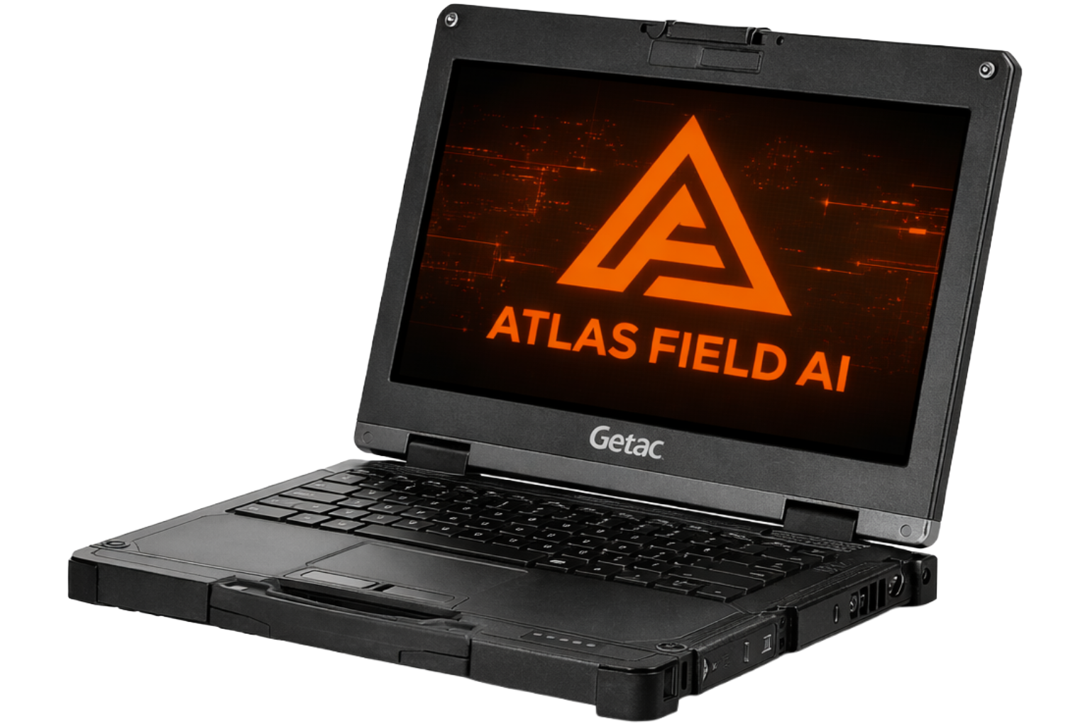 GETAC B360 G3 rugged laptop with Atlas AI